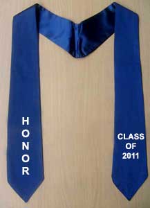 Graduation Stole - Click here for view details
