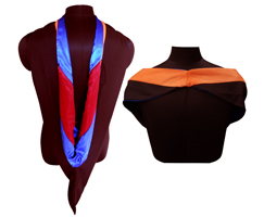 Bachelors Hood - VELVET, POLYESTER AND SATIN