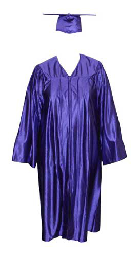 High School Gown - PURPLE
